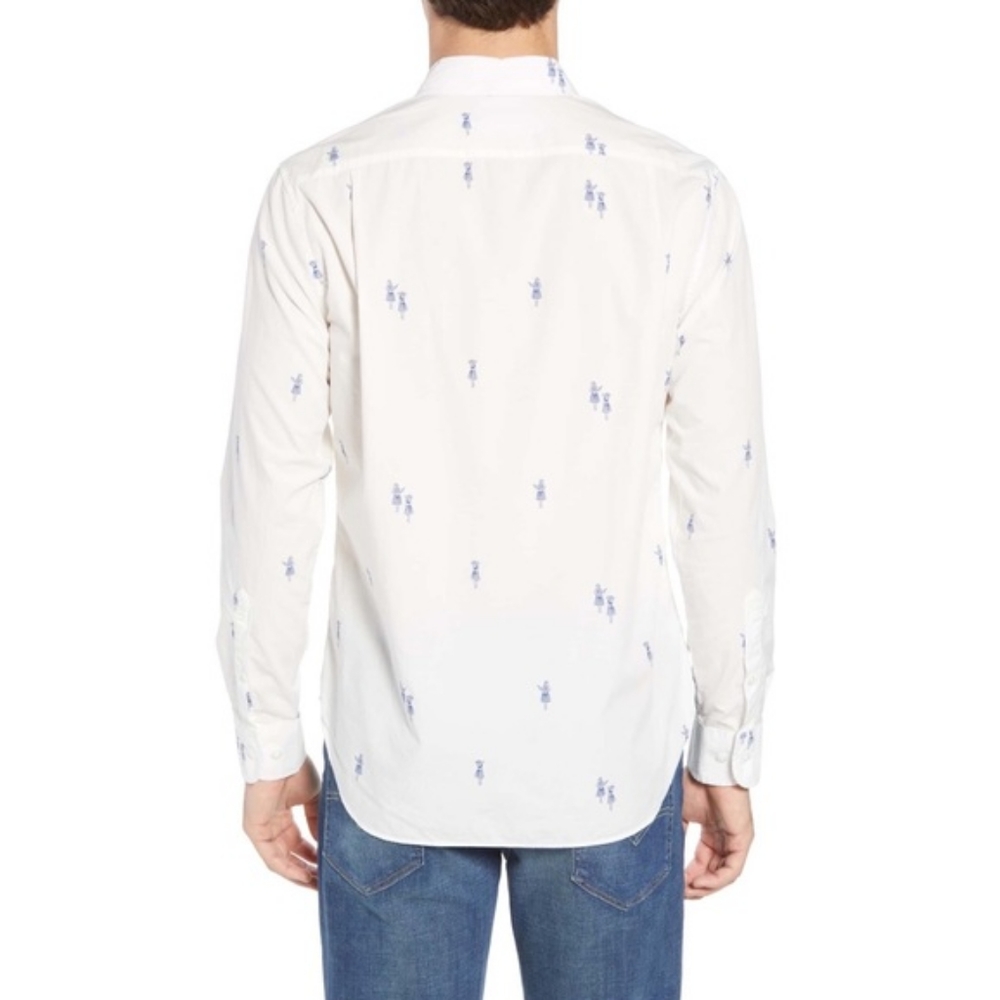 Bonobos Lightweight Button down Hula Girl Shirt - Picture 2 of 8